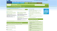 Desktop Screenshot of bankingtechnology.banking-business-review.com